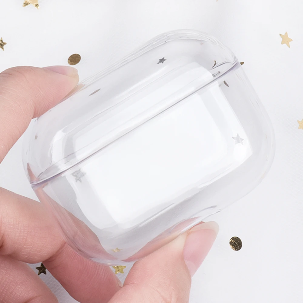 Transparent Earphones Case for Airpods Pro 1st 2nd gen Clear Hard Protector Cover Box Bags for Apple Air Pods 3 2 1 Accessories