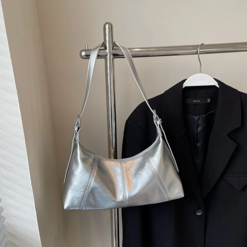 

Изысканная женская сумка с кожаным акцентом, сумка через плечо люксового бренда, женская сумка через плечо от классического элегантного дизайнера