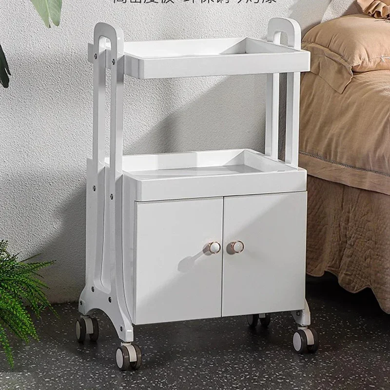 

Storage Salon Trolley Utility Aesthetic Cosmetic Helper Organizer Cart With Wheels Carrello Attrezzi Barbershop Furniture MQ50TC