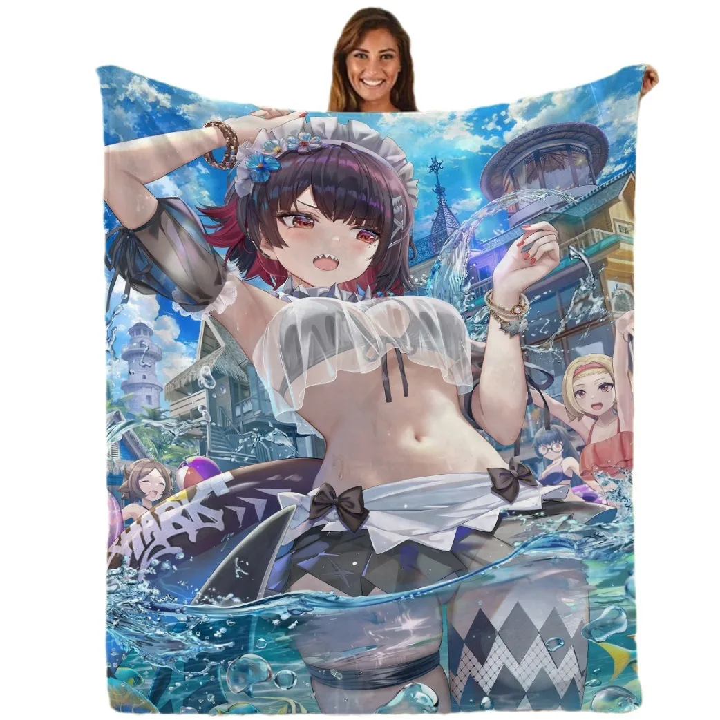 

Zenless Zone Zero Ellen Joe Cosplay Flannel Blanket Picnic Blankets Warm Blanket Soft and Comfortable Home Travel Birthday Gift