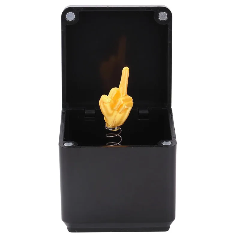 Coffret Cadeau Doigt d'Honneur Surprise – Blagues et Farces pour Adultes – Idée Créative et Amusante pour le Poisson d'avril, Halloween, Noël
