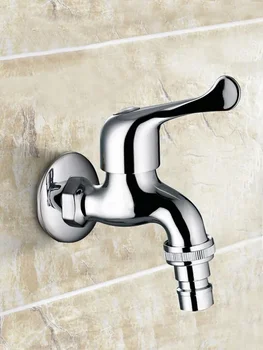 Wand halterung kleiner Wasserhahn einzelne kaltes Wasser Outdoor Garten Wasserhahn Waschmaschine Mop WC Wasserhähne