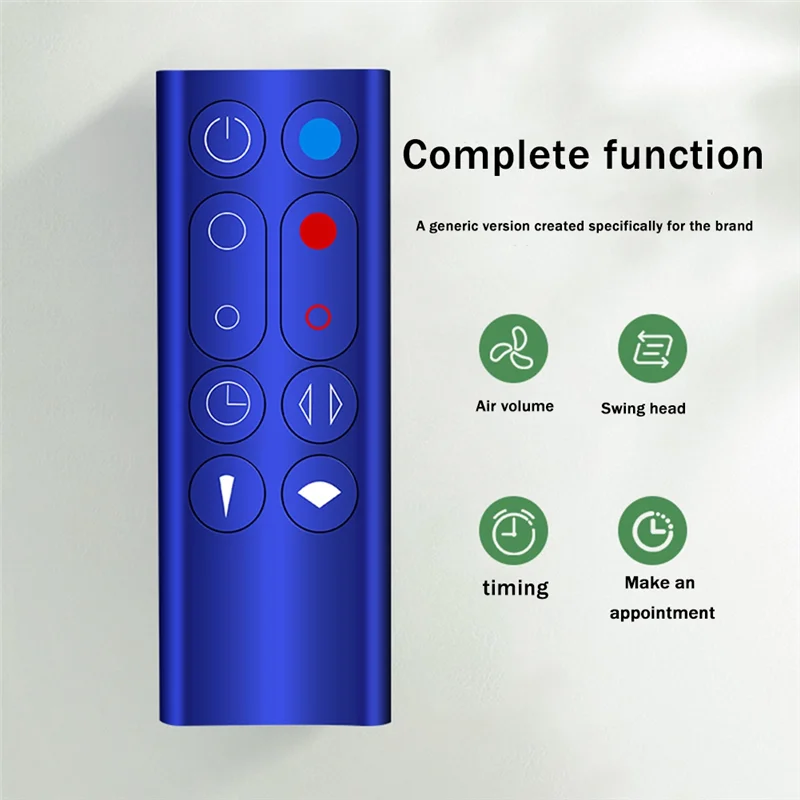 A69TReplacement Remote Control Suitable for Dyson AM09 HP00 HP01 Air Purifier Leafless Fan Remote Control Black