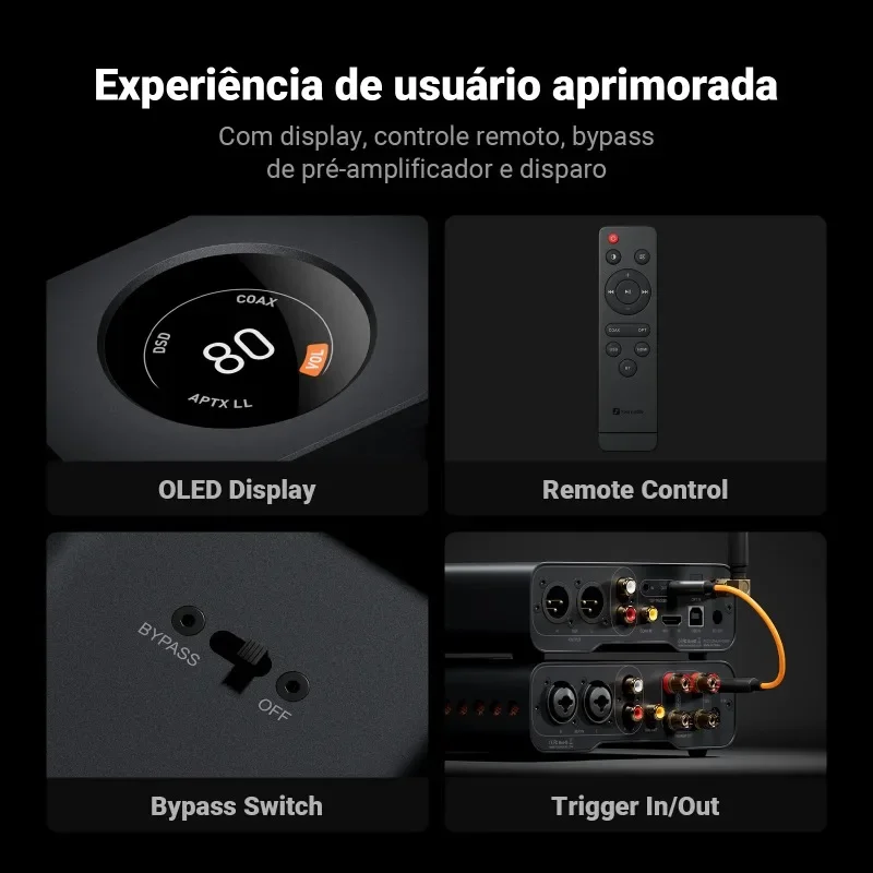 Fosi Audio ZD3 Input ES9039Q2M Bluetooth USB DAC ARC Fully Balanced Digital Decoder for Stereo Amplifier with Remote V3 MONO ZA3