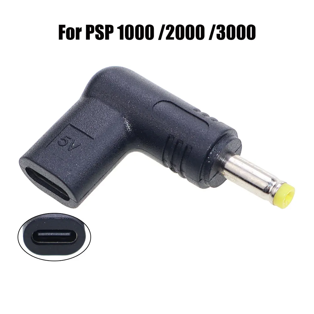 1-5 قطعة ل PSP1000/2000/3000 لعبة 5 فولت نوع-C إلى تيار مستمر شحن الطاقة تحويل ل PS4 USB C مهايئ شاحن محول محول الشحن #5