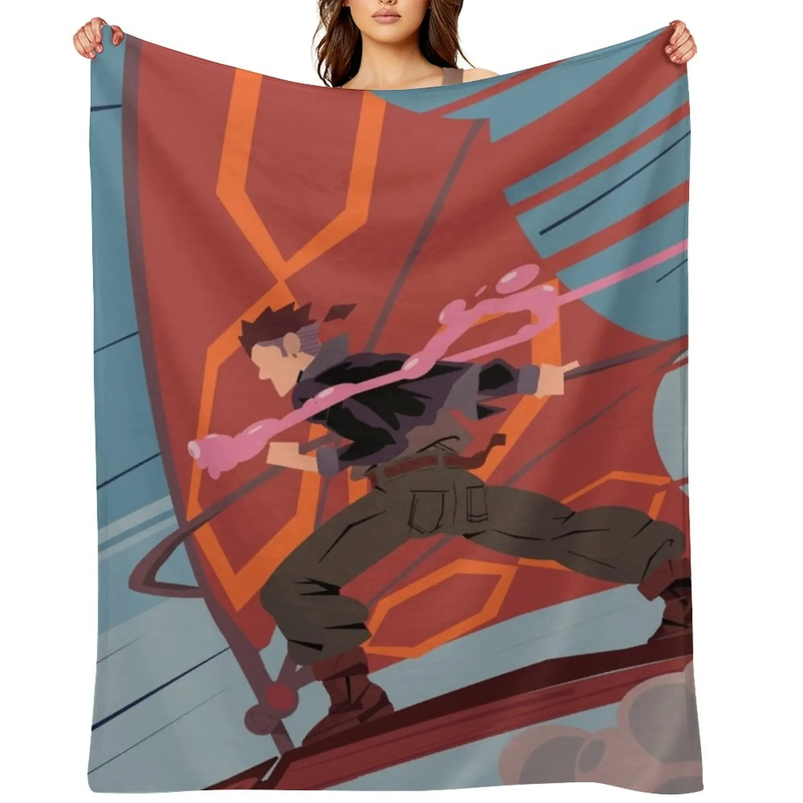 

Jim Hawkins Solar Surfer (Treasure Planet) Throw Blanket Sleeping Bag For Baby Furrys wednesday Blankets