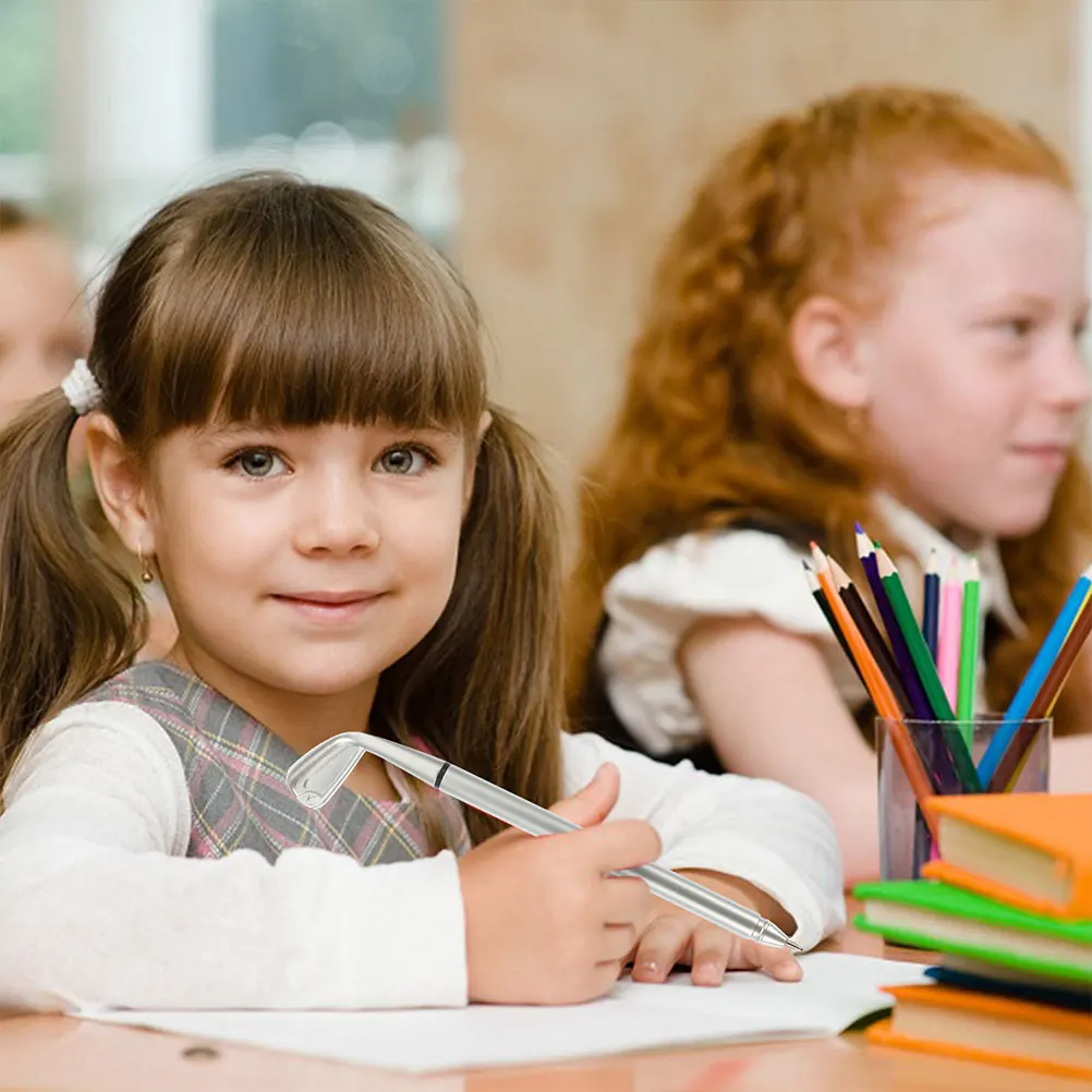 

Новинка, набор шариковых ручек для игры в гольф, 5 шт., материал из сплава, идеальный подарок для любителей гольфа и фанатов, шариковая ручка