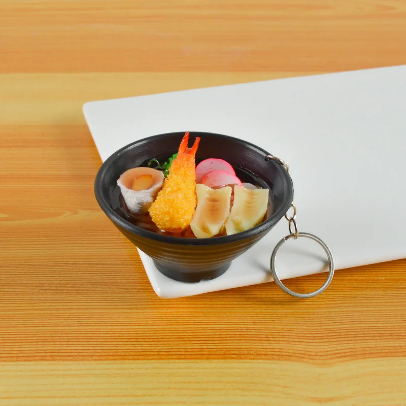 رامين المعكرونة المفاتيح الغذاء مفتاح سلسلة هدية ترويجية الأطفال يلعبون المطبخ الغذاء الدعائم حلقة رئيسية هدية حفلة المفاتيح