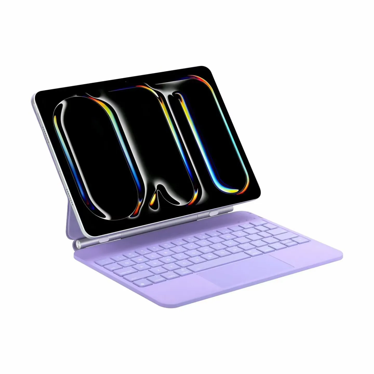 Floating Folio Trackpad Keyboard Cover for iPad Air 10.9 iPad Pro 11 Magic Keyboard-RGB LED Backlit New
