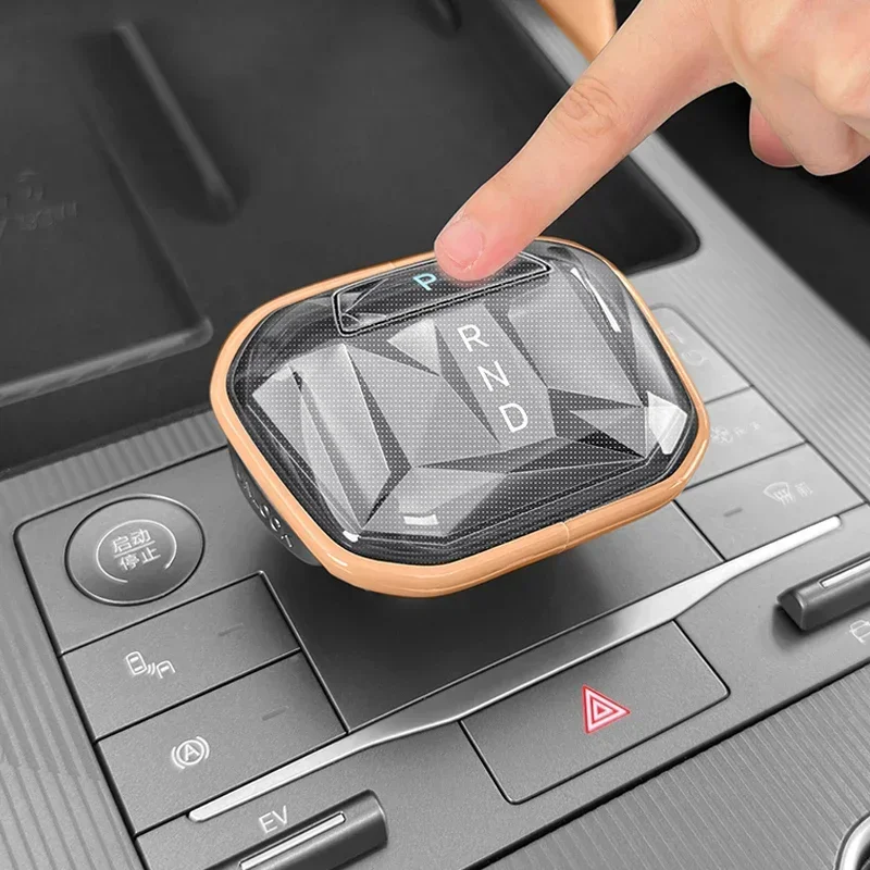 For BYD Song L DMI Car Central Control Gear Handle Cover Protection Scratch-proof Case Special Gear Cover Modification Supplies