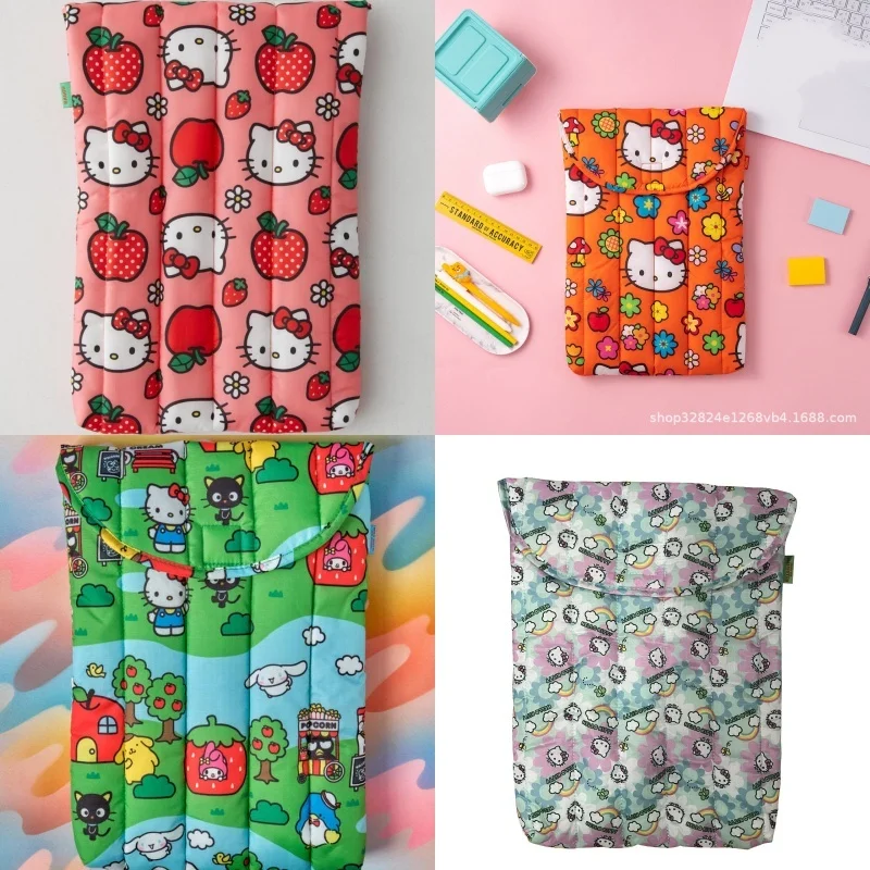 

Hello Kitty Storage Bag Cute Anime KT Women Accessories 16 Inch Tablet Laptop Decorative Desktop Ornament Girl Gift Wholesale