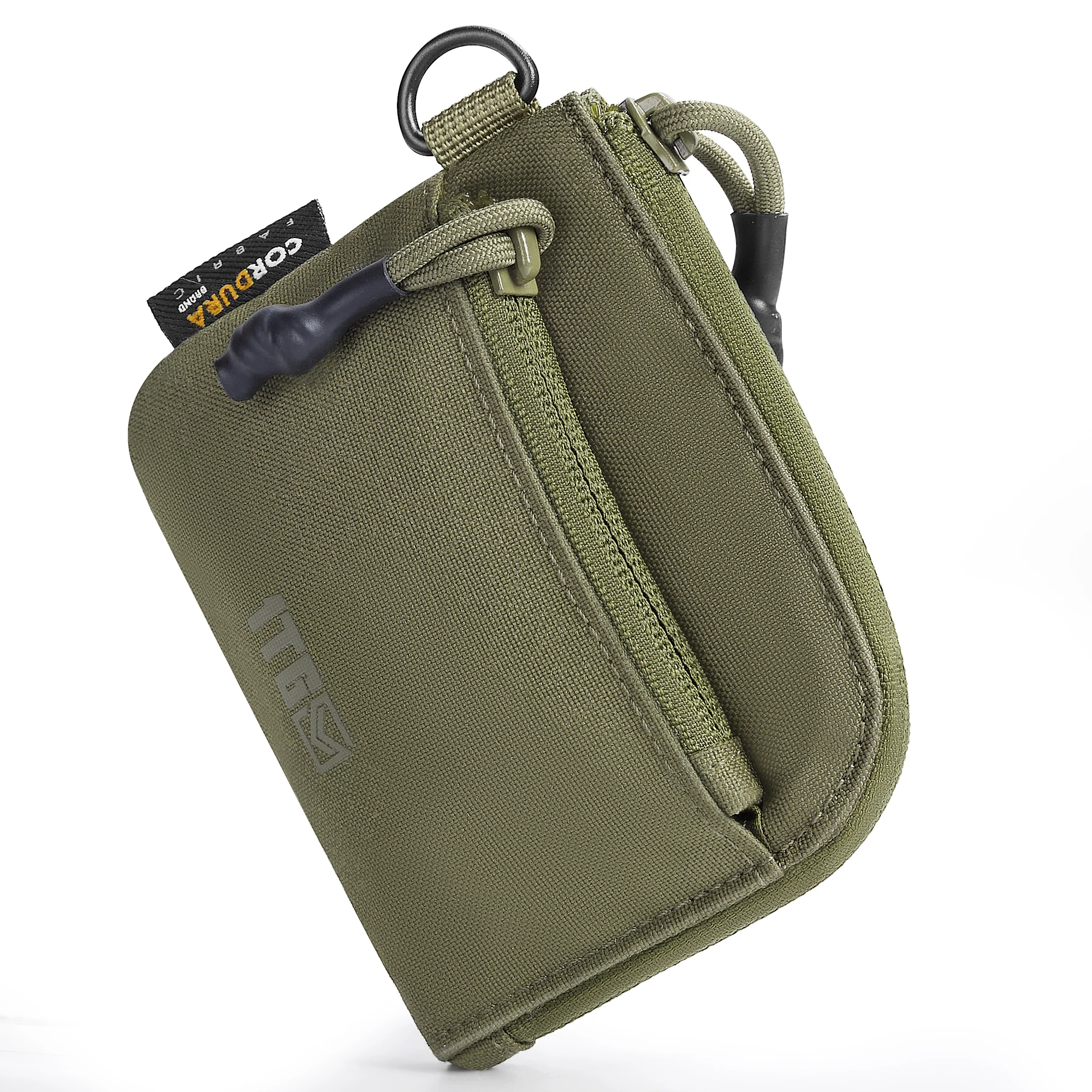 1TG TACTICAL Coin Purse, 500D Minimalist Wallet Change Purse ID Card Holder Money Pouch Tactical Bag with YKK Zipper