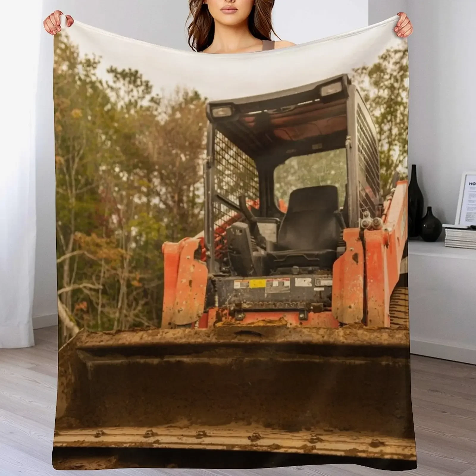 

Kubota SVL 05-25 Throw Blanket Flannels Loose Moving Multi-Purpose Blankets