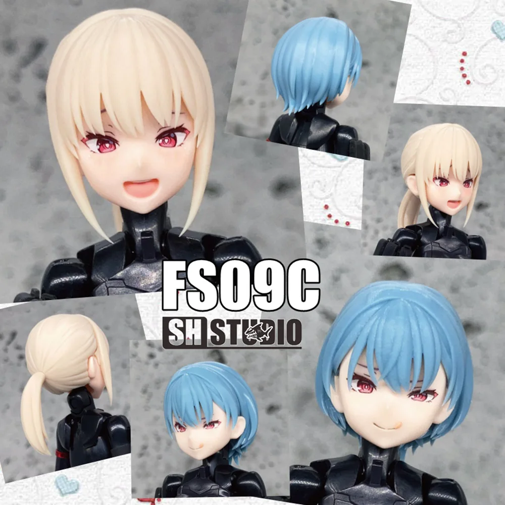 SH 1/12 Girl Goddess Device Hair Style Resin GK Modification FS09C Accessory Model