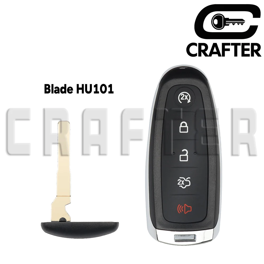 

Ключ Crafters M3N5WY8609 315/433 МГц ID46 CHIP Смарт-ключ от автомобиля для Ford Explorer Edge Flex C-max Taurus Smart Control Key BladeHU101
