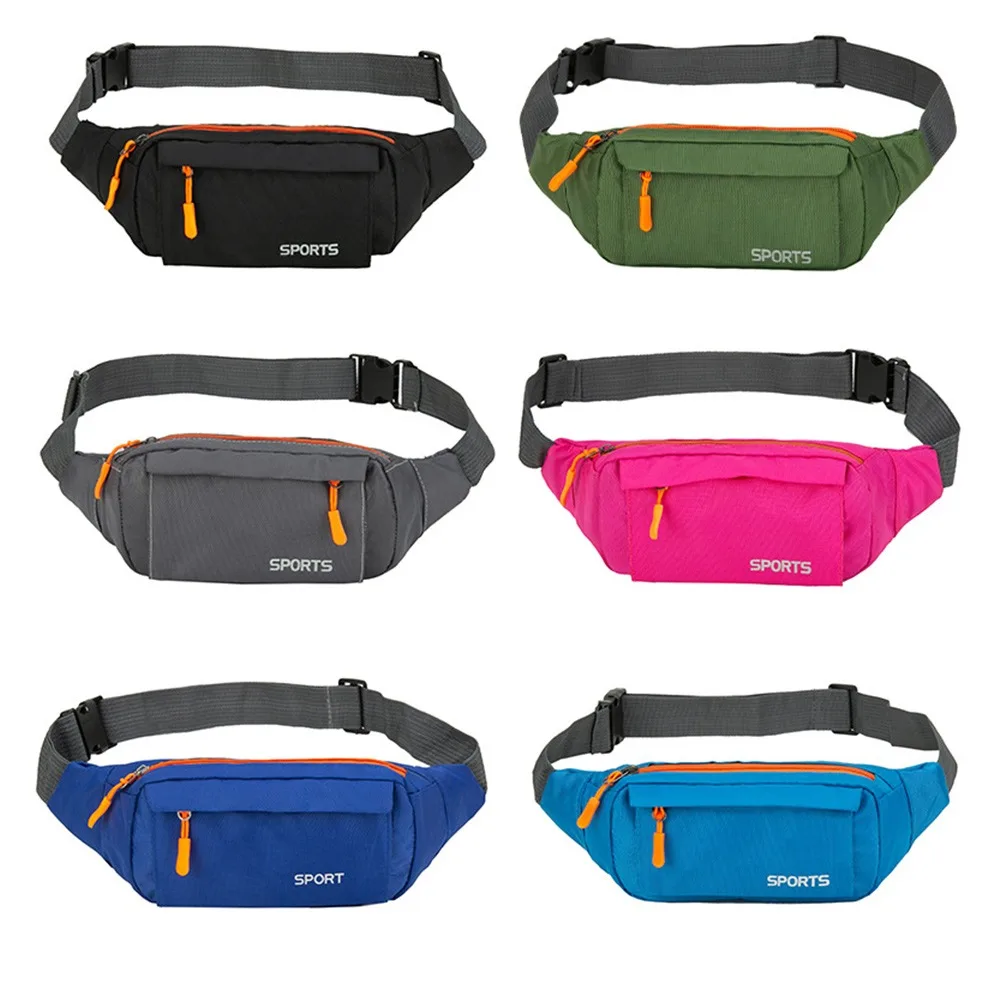 Kangaroo Bum Hip Fanny Waist Bag Pack For Men Women Waterproof Male Belt Pouch Belly Banana Ladies Sachet Mobile Running Wallet