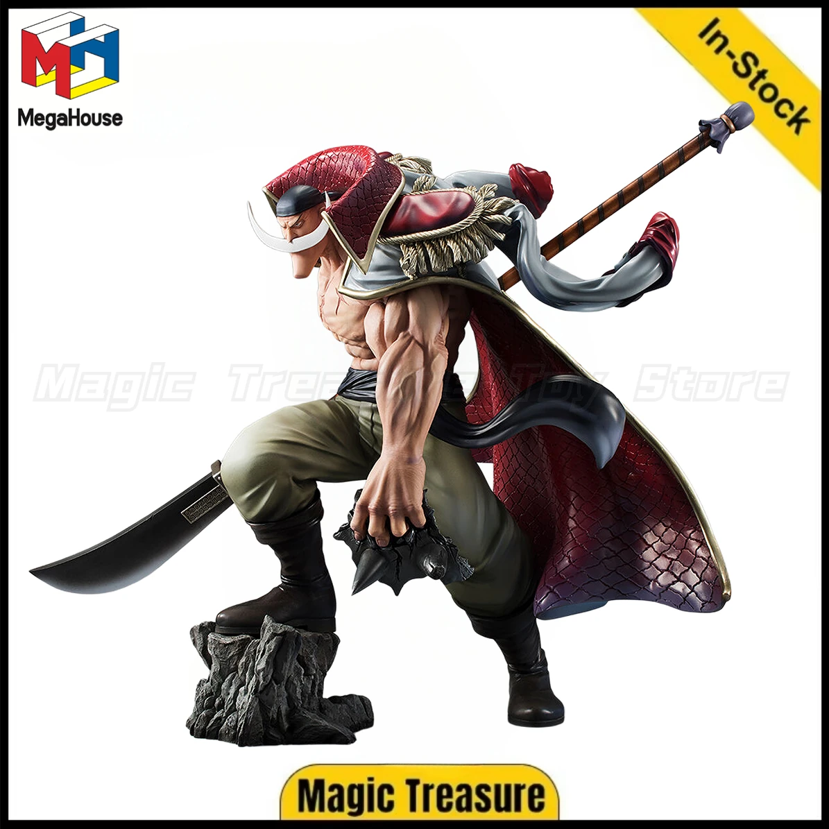 

【В наличии】Оригинальные игрушки MegaHouse POP SA-MAXIMUM ONE PIECE Edward Newgate, подарки