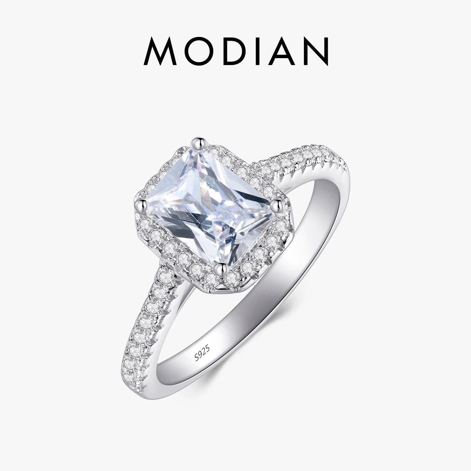 

Женские серебряные кольца R & J, винтажные обручальные кольца из серебра 925 пробы с свадебное украшение бижутерия Ааааа, цирконием, ювелирные украшения