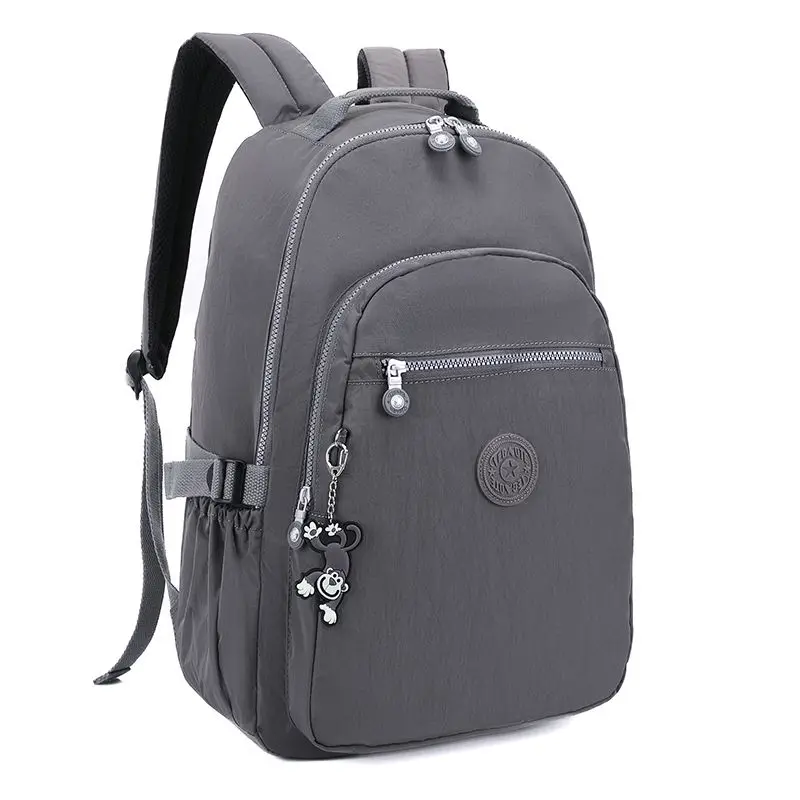 

Большая емкость, водонепроницаемая нейлоновая сумка Prest Double oulder, дорожная уличная повседневная женская сумка, многослойная дорожная сумка простого дизайна