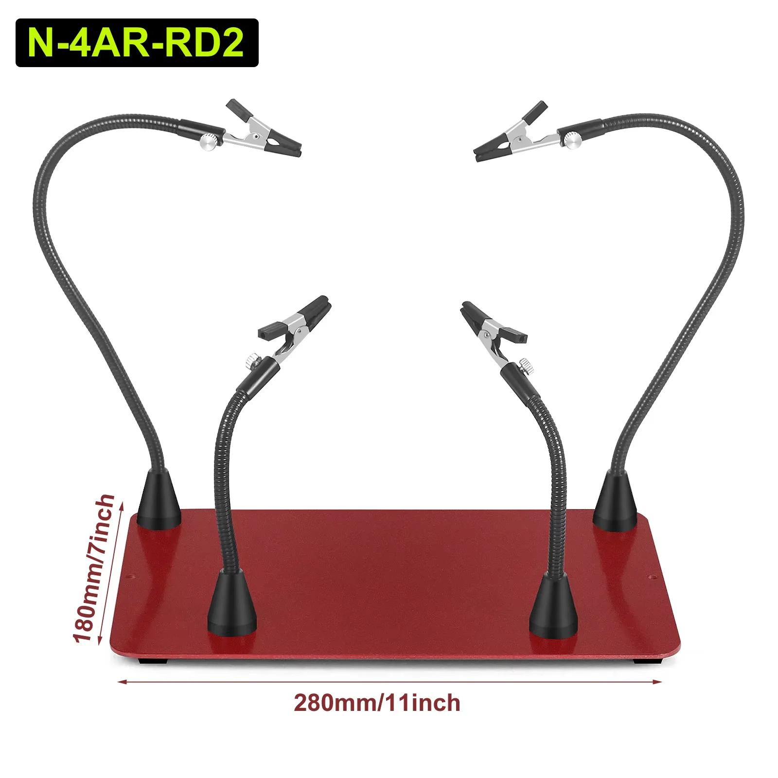 NEWACALOX Strong Magnetic Base PCB Holder Third Hand Tool Welding Repair Tool Soldering Stand Heat Gun Bracket Helping Hands