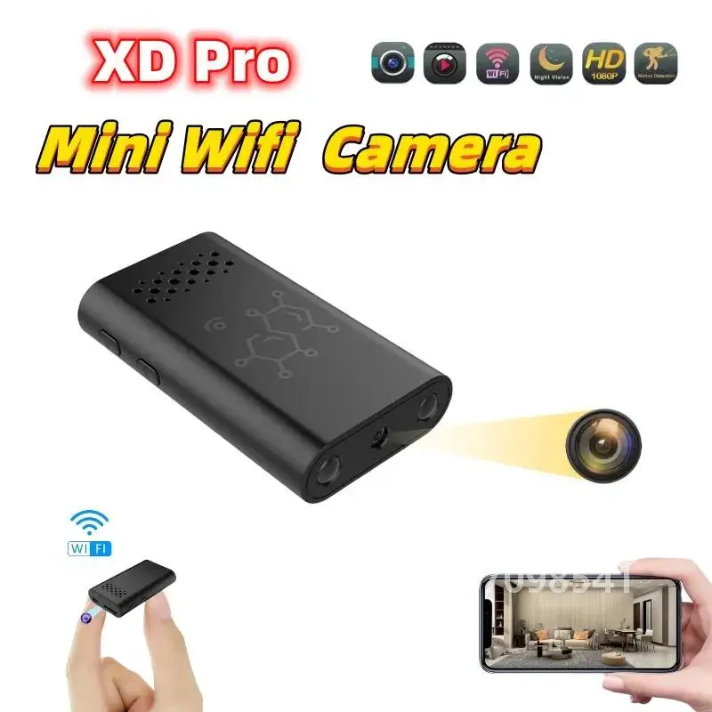 1080P HD smallest mini camera wifi ip webcam remote monitoring small camcorders Infrared night vision motion detection espia cam