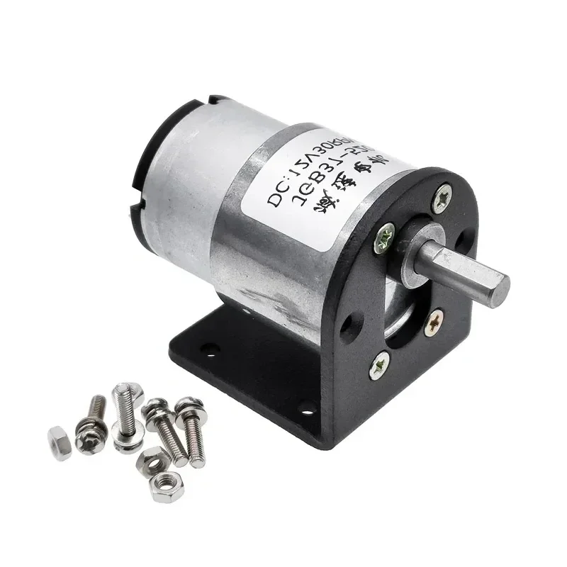 JGB37-520 12V 24V High Torque Gear Box Electric Motor New Gearmotor 5/10/20/30/45/60/100/200/300/600rpm