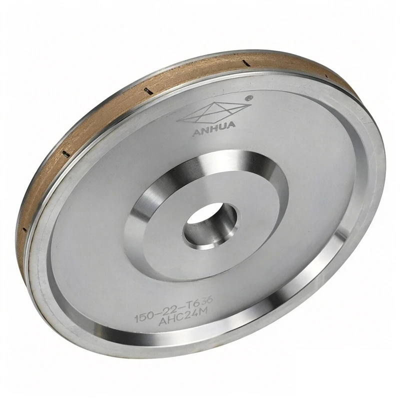 150mm Flat Reference Surface Diamond Lap Wheel, Special Polishing Wheel for Optical Glass Edge Processing