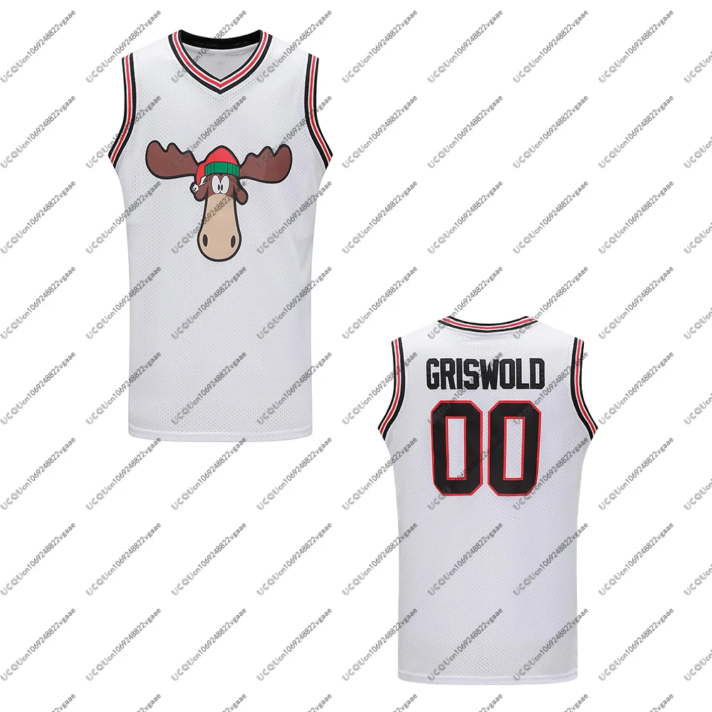 

G-Griswold #00 Movie Christmas Basketball Jerseys Tee Men Kids Male Top Boy Sports Gift Top Casual Breathable T Shirt X-Mas New