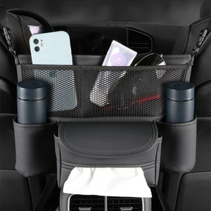Average storage of the plutonium leather car seat, automatic arm bag support, universal pockets from the water glass phone 10 Main Sales Half Water Sales - №5