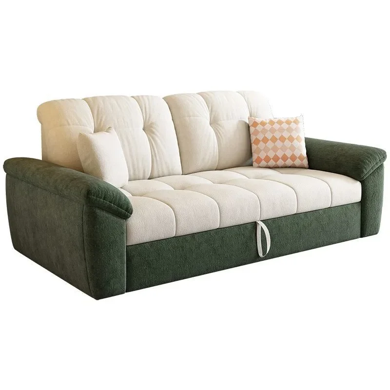 Foldable Sofa Bed with Storage Small Space Fabric Convertible Couch Dual Purpose Sleeper for Apartment Living Room Multi