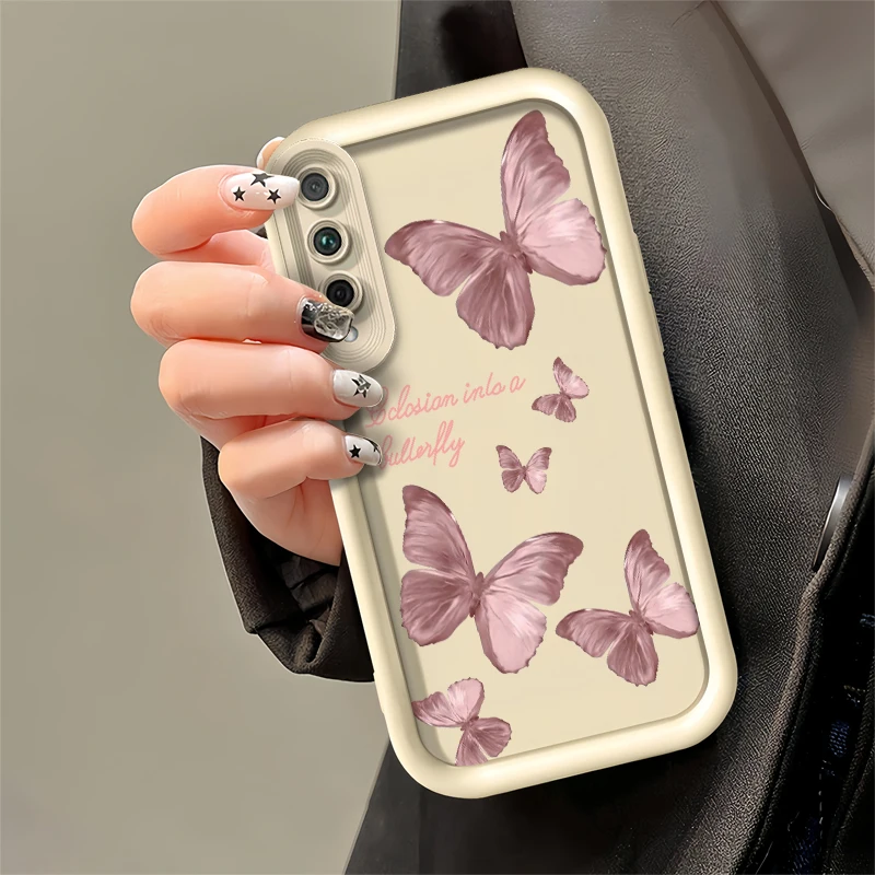 Cute Butterfly Case For Huawei Y9 Prime 2019 Y9S Y7A Magic 5 Pro X9 X30 Mate 40 P20 P30 P50 P40 Lite Lens Protection Soft Cover