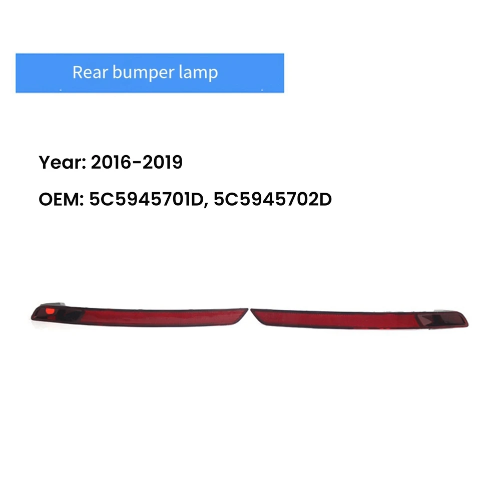 

Rear Bumper Brake Stop Light Turn Signal Indicator Light Warning Light For Beetle 2017-2019