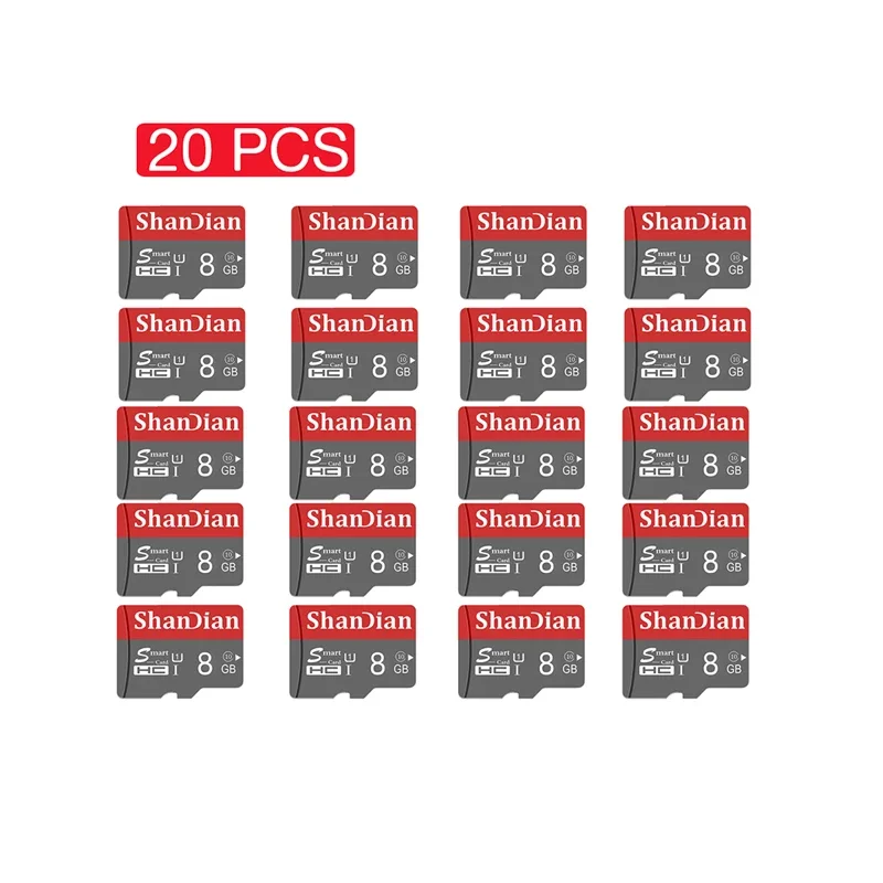 

JASTER 20PCS/LOT Micro Memory SD Card 32GB 64GB 16GB 8GB SD/TF Flash Card 8 16 32 64 GB Class 10 Memory Card for Phone