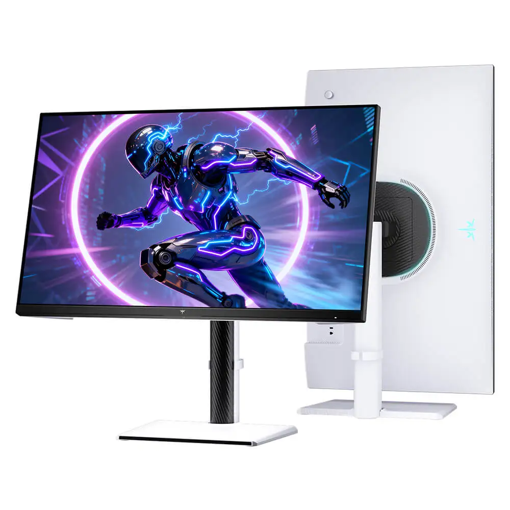 KTC M27P6S gamingmonitor, 27 inch, 3840x2160 UHD, 160 Hz, dubbele modus, 1920x1080 FHD, 320 Hz, 2304 zones voor lokale dimming, 4K esports-display voor pc en gameconsole.