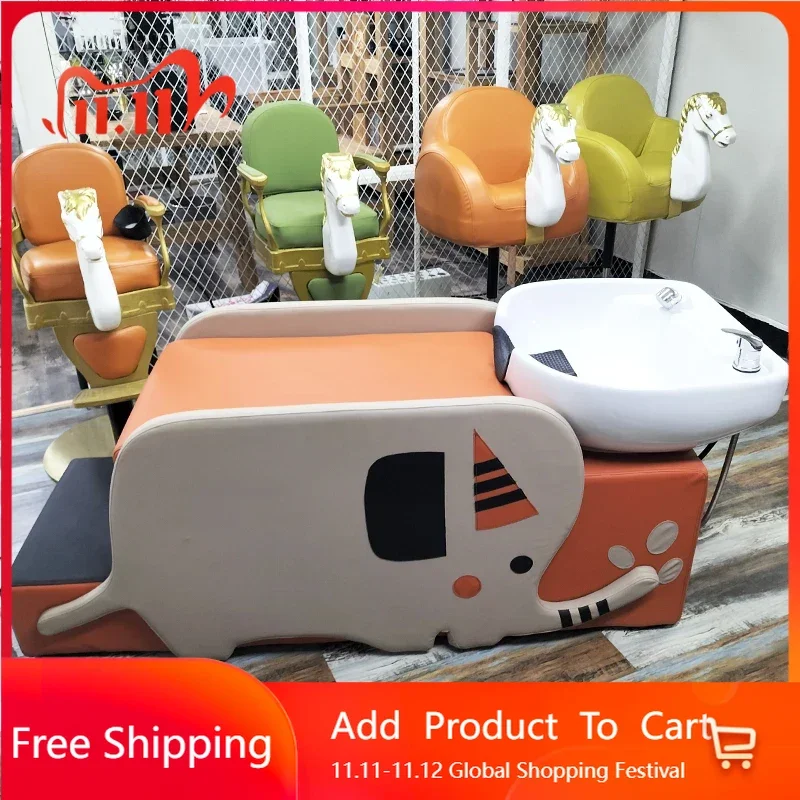 

Luxury Massage In Stock Salon Chair Styling Chairs Shampoo Chair Wash Hairdressing Basin Elegantes Cadeira Unique Furniture