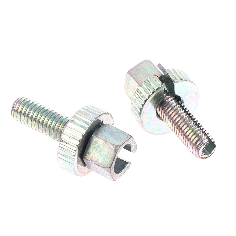 2pcs Pack Of 2 30*M6 Clutch Brake Cable Adjuster Regulating Screw For Motorcycle Bicycle Clutch Brake Adjustment Screw