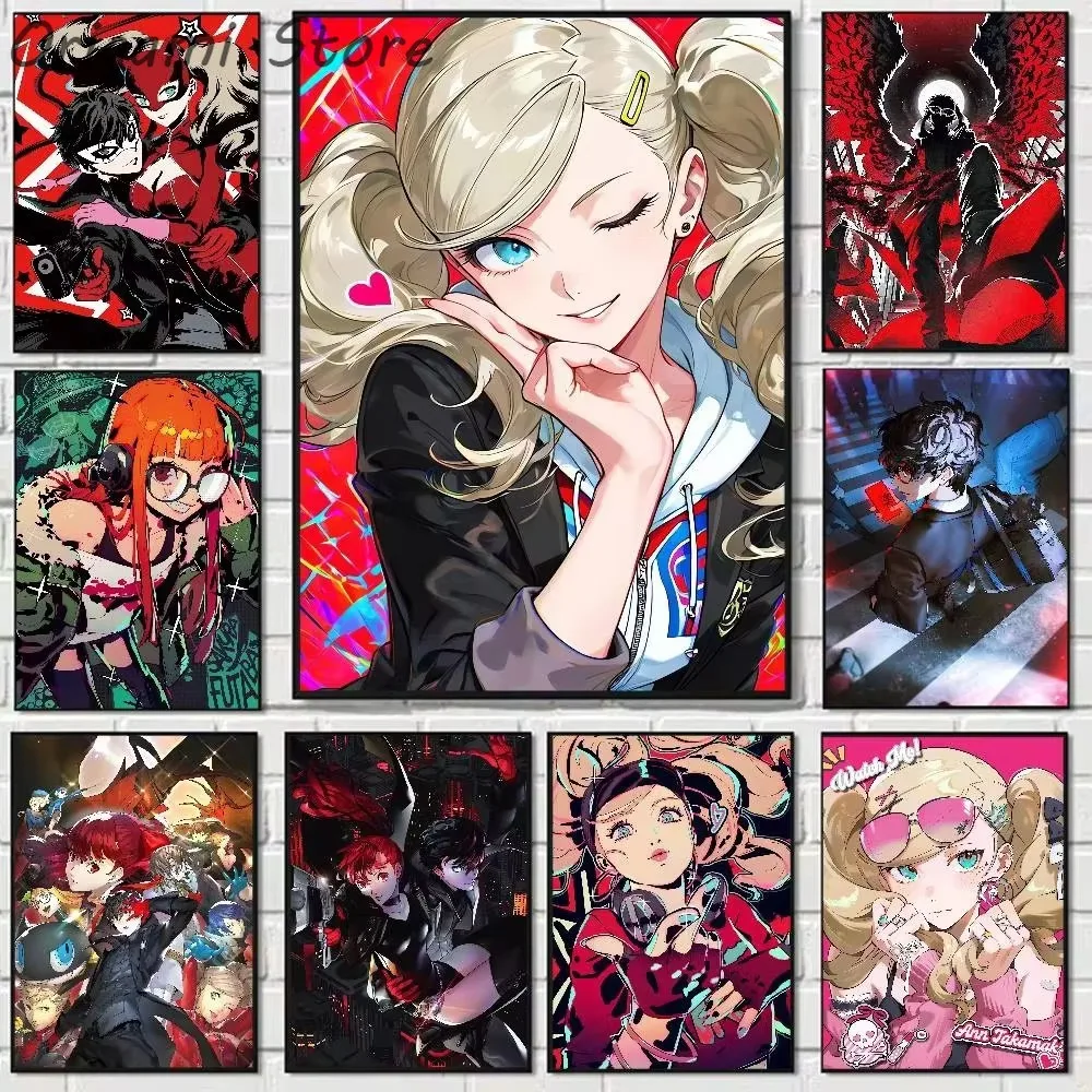 Diamond Painting GAME Persona 5 Vintage Anime Character Mosaic Artwork Creative Handmade Home Office Decor Gift