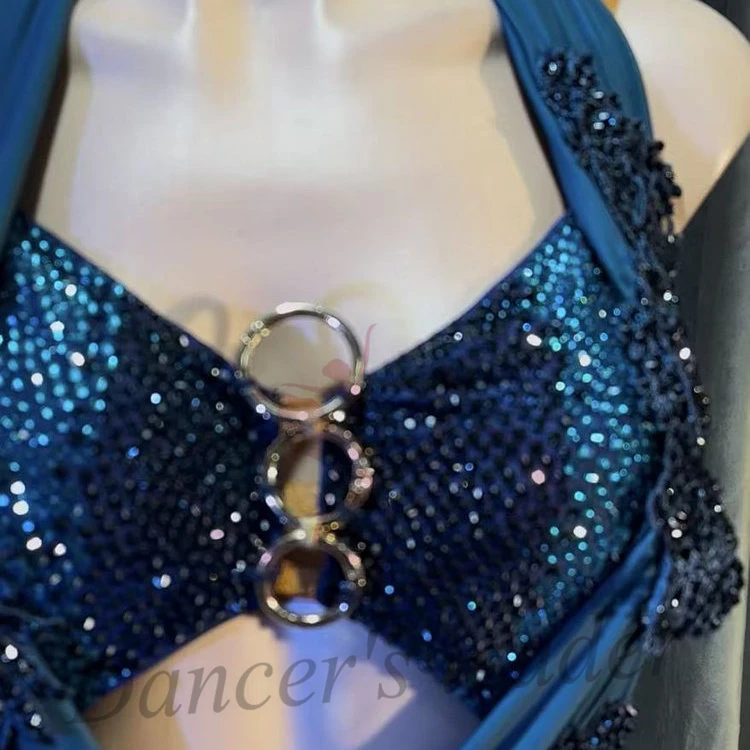 

Платье высокого класса для латинских танцоров для взрослых и детей, индивидуальное платье нестандартной формы высокого класса, платье для выступлений из камня Tango Samba AB