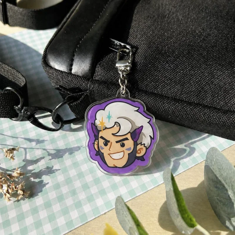 for Overwatch Game Kiriko Orisa Sigma Sojourn Illari DVa Peripheral Acrylic Keychain Festival Gift Cute Backpack Accessories view 2