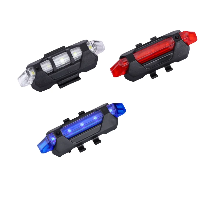 ISURE MARINE دراجة LED المصابيح الخلفية ليلة تشغيل أضواء السلامة تحذير المصابيح الخلفية المحمولة USB شحن