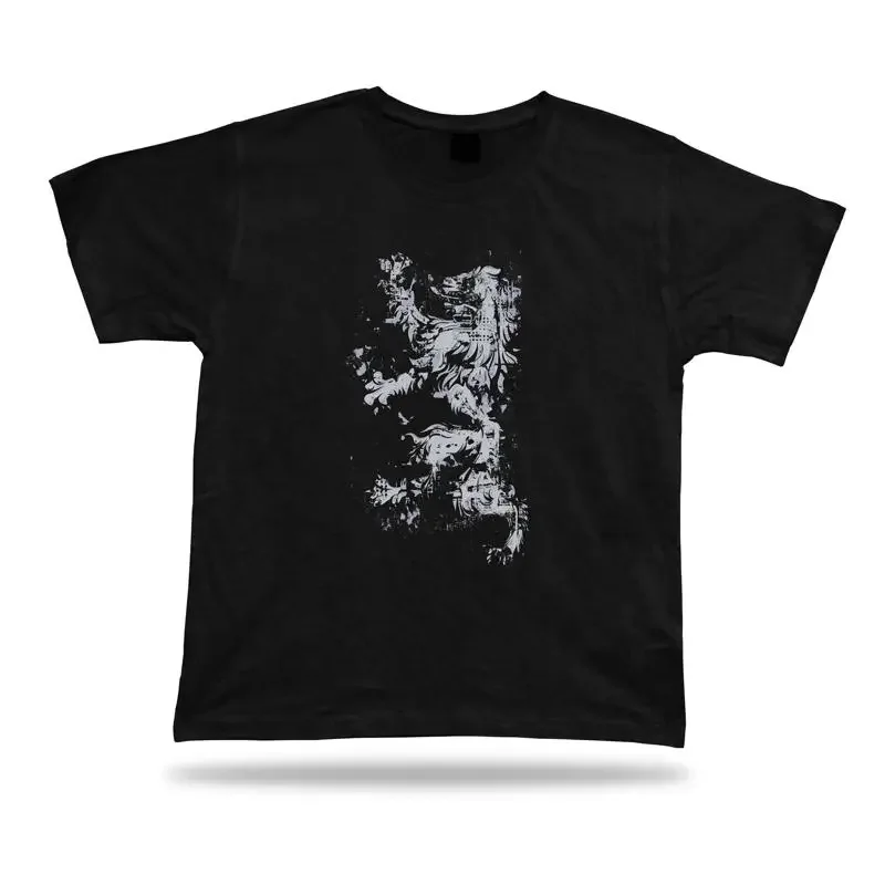 Heraldic Lion Symbol bravery nobility royalty strength stylish t shirt design