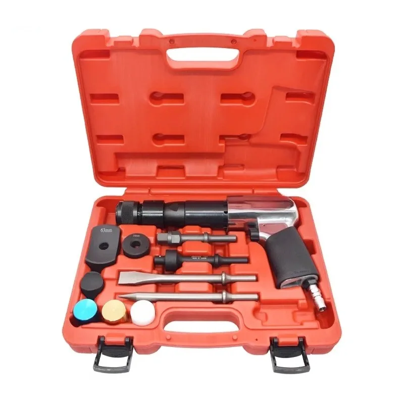 Multi functional 12 piece set of comprehensive pneumatic hammer set JTC7748 for auto repair