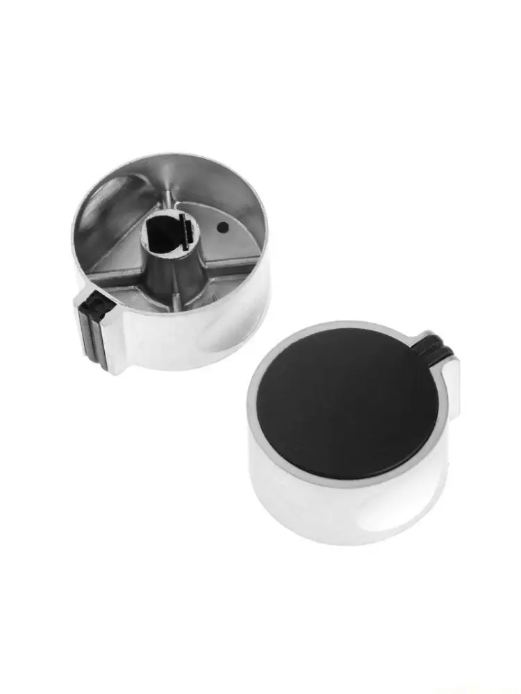 D0AB 2Pcs 8mm Hole Metal Gas Stove Cooker Rotary Switch Knobs Universal Replacement
