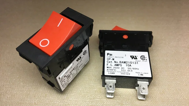 [ZOB] Japan CP-M 10A 250V BAM210131 Equipment air switch ship type circuit breaker  --5PCS/LOT