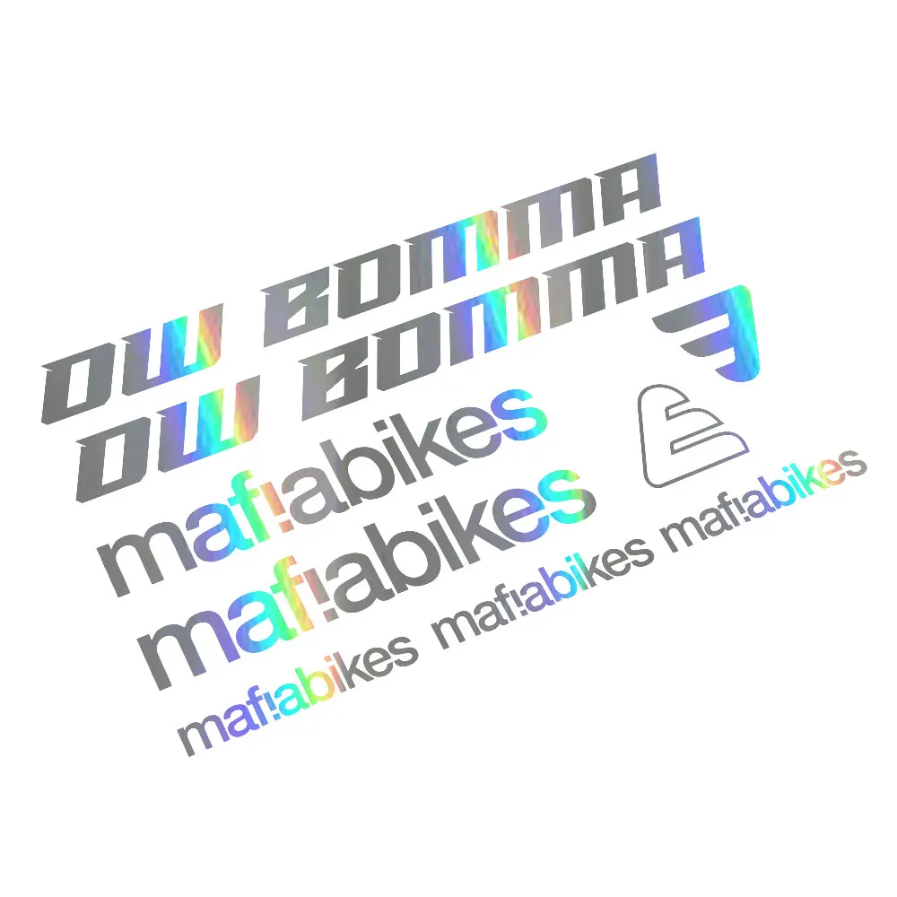 For Mafia OW Bomma bike Frame labels Sticker decals BMX Bicycles