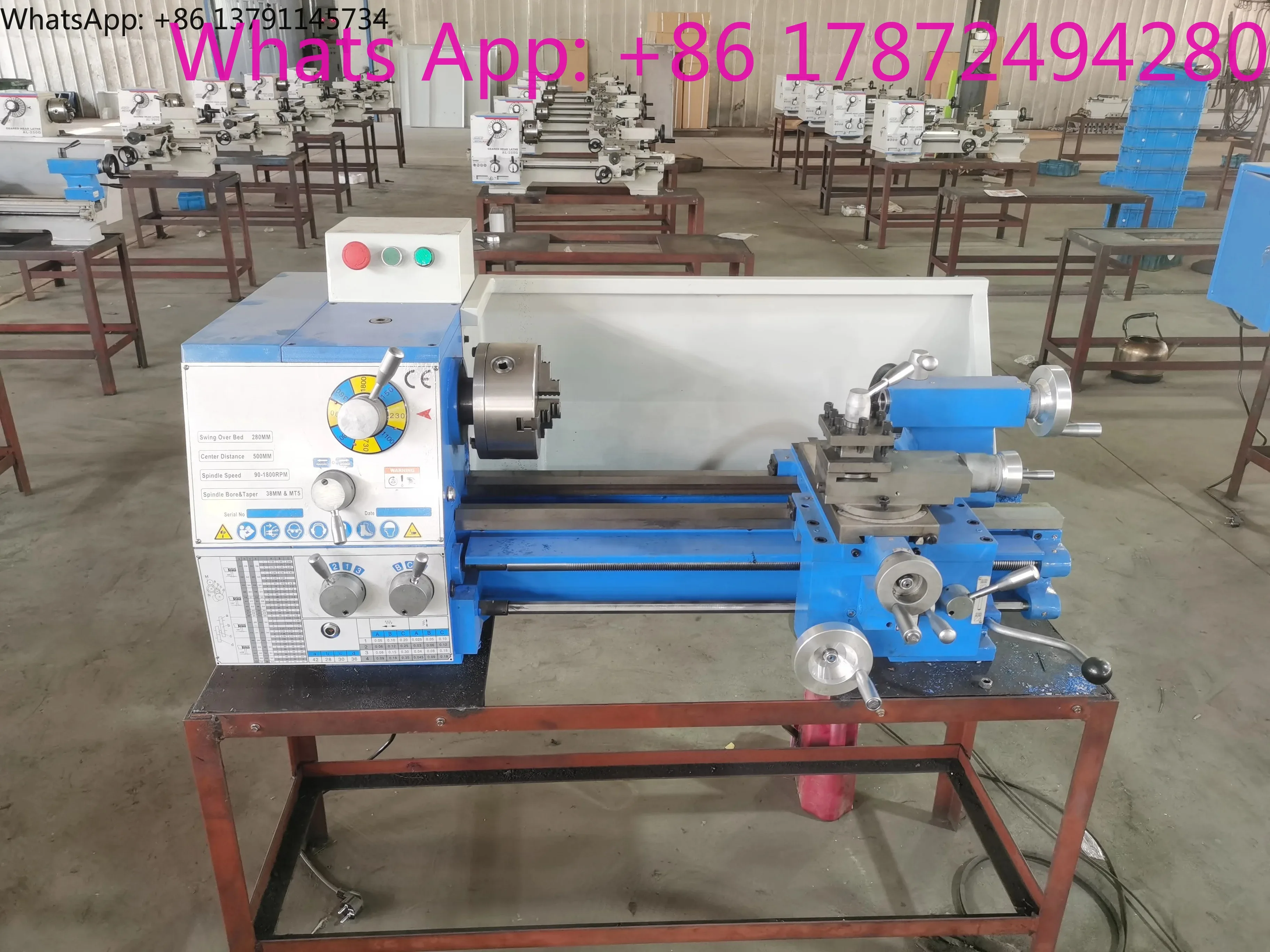 CJM250 CJM260 CJM280 CJM320B CJM360 High Quality Metalworking Manual Turning Lathe Machine For Sale