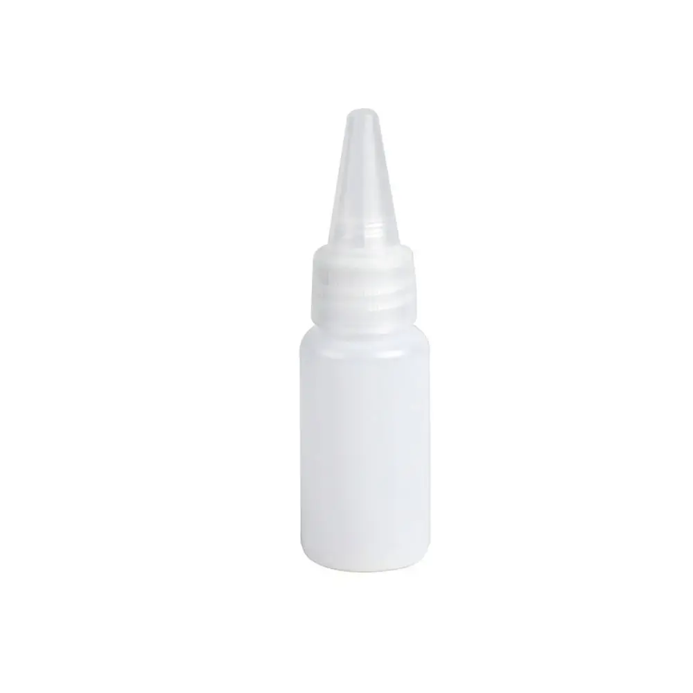 10 Pcs Pointed Mouth with Caps Plastic Dropper Bottles Kitchen Supplies Squeeze Bottles Small Sample Bottle Storage Container