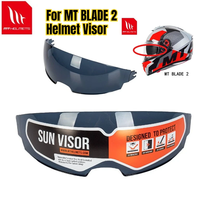 

For MT BLADE 2 Helmet Built-in Lenses Original Helmet Visor Replacement Lens Internal Sunvisor Accessories Casco Moto