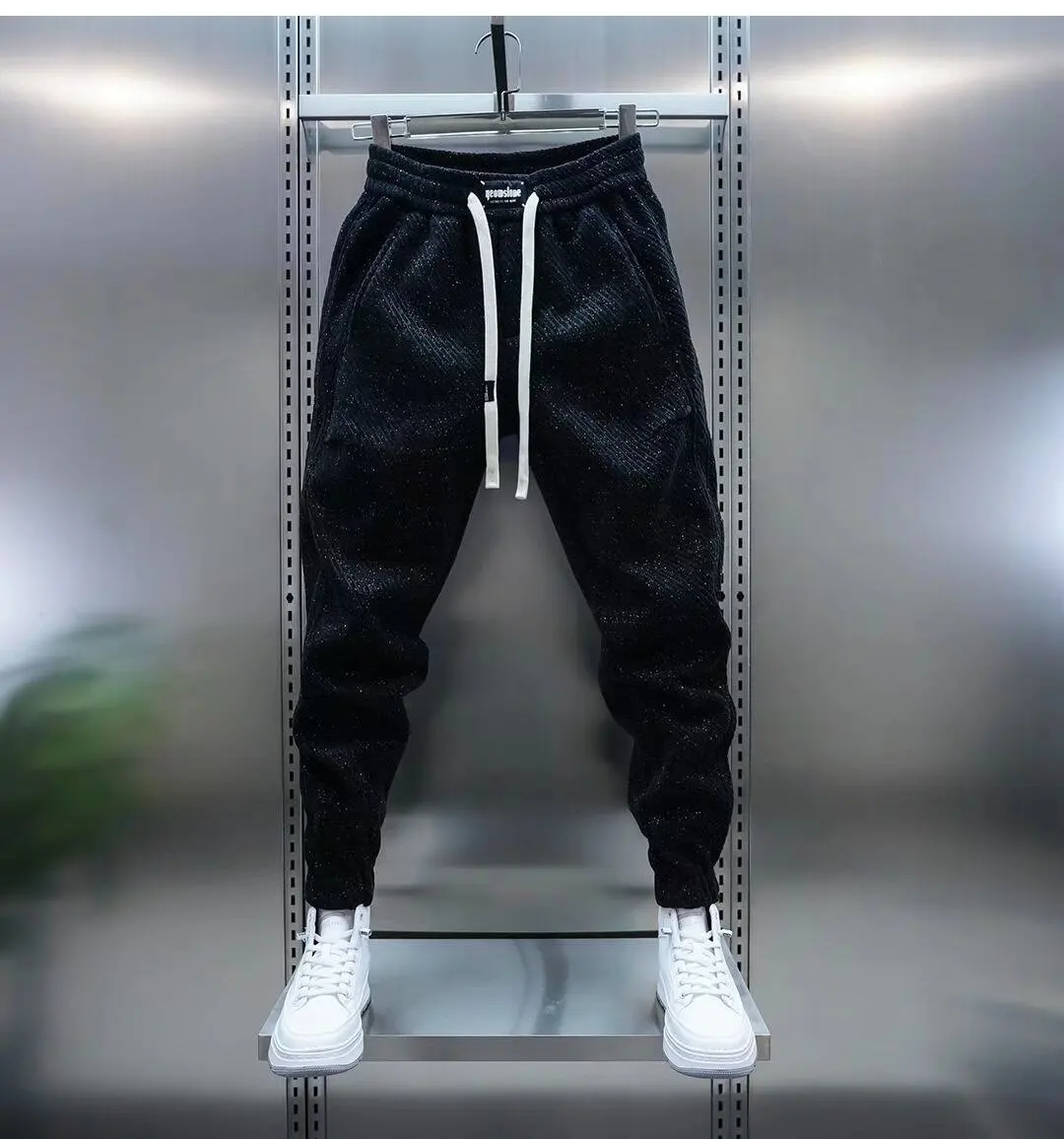 Trousers Man Pants for Men Men\'s Sweatpants Y2k Clothes Big Size Sport Gym Sports Mens Clothing Winter Workout Pants Baggy Wide
