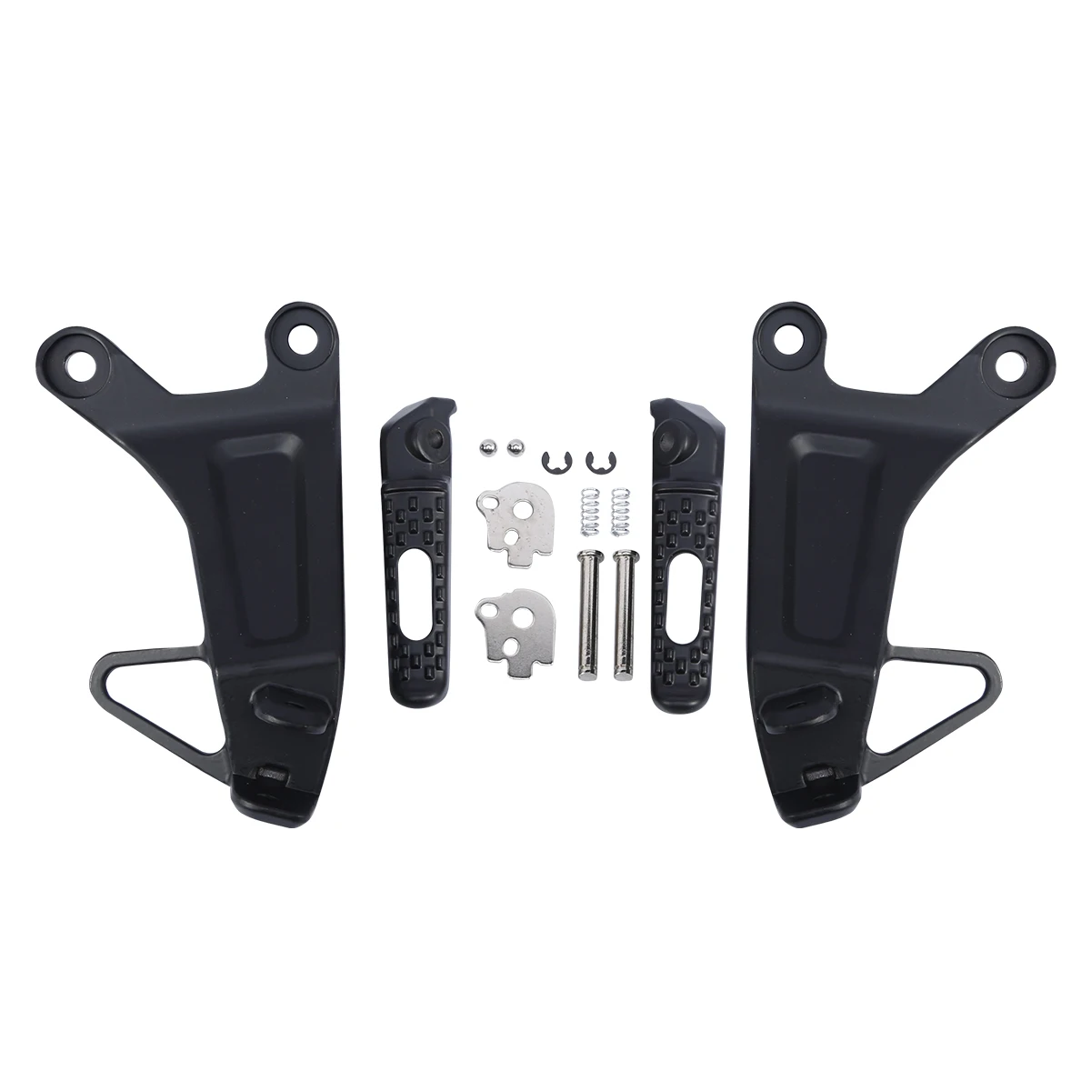 Motorcycle Matte Black Rear Footrest Foot pegs Set For Honda CBR600RR CBR 600 RR 2003-2004